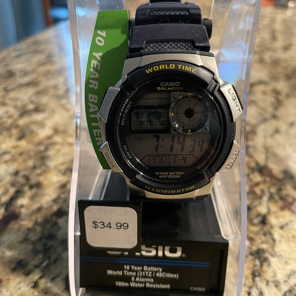 Vintage Casio Men’s AE-1000W-2AOS Sporty Watch